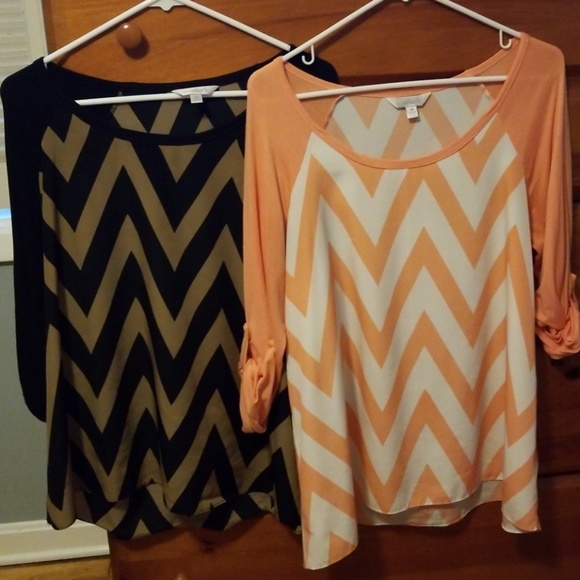 Charming Charlie Tops - Charming Charlie chevron top bundle